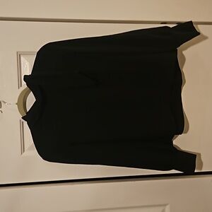 Classy blouse, long sleeve black. S